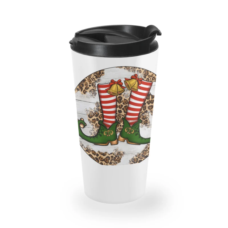 Elf Shoes Christmas Travel Mug 4 Elf Shoes Christmas Travel Mug - Image 2
