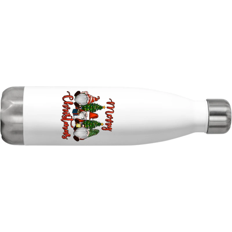 Merry Christmas Gnomes Stainless Steel Water Bottle 4 Merry Christmas Gnomes Stainless Steel Water Bottle - Image 2