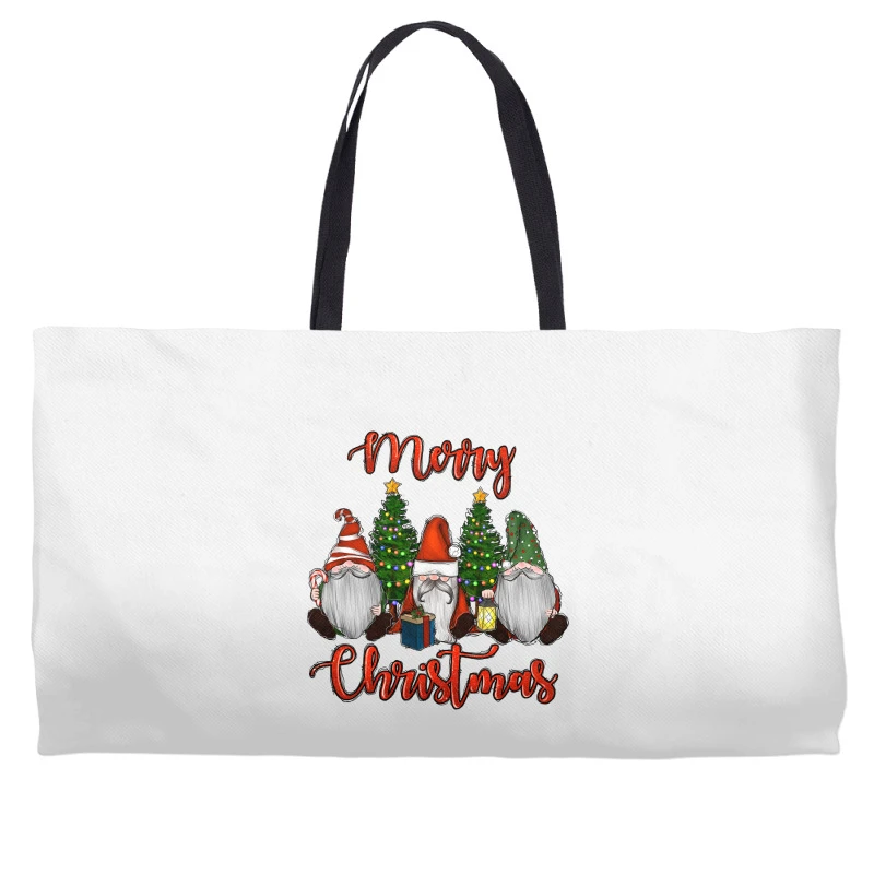 Merry Christmas Gnomes Weekender Totes 4 Merry Christmas Gnomes Weekender Totes - Image 2