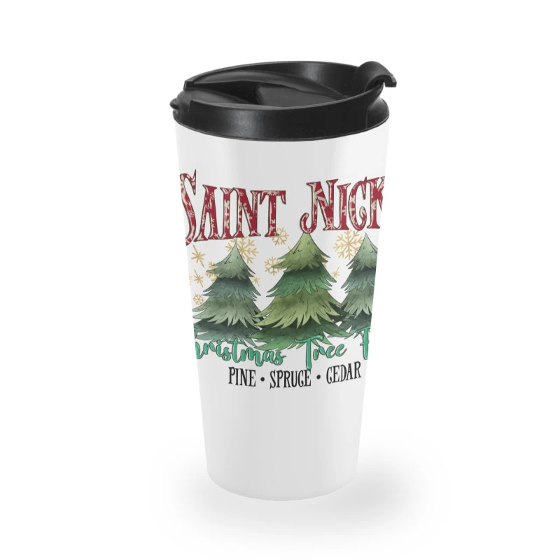 Saint Nick's Christmas Tree Farm Travel Mug 4 Saint Nick's Christmas Tree Farm Travel Mug - Image 2