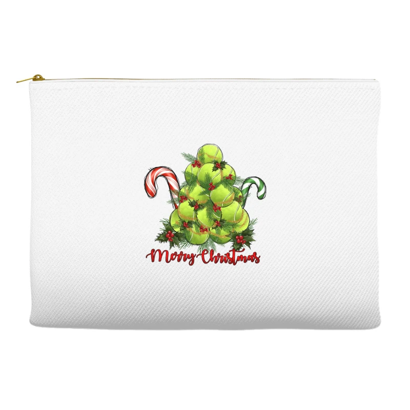 Merry Christmas Tennis Accessory Pouches 4 Merry Christmas Tennis Accessory Pouches - Image 2