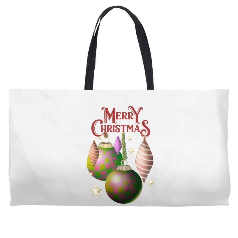 Christmas Balls Weekender Totes 4 Christmas Balls Weekender Totes - Image 2